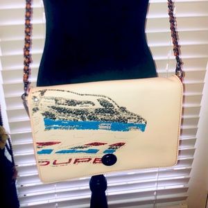 Coach Car Dinky 32 Leather Crossbody Bag